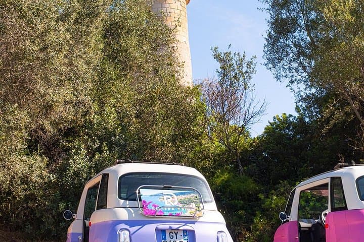 Retro Electric Topolino Ride on the French Riviera