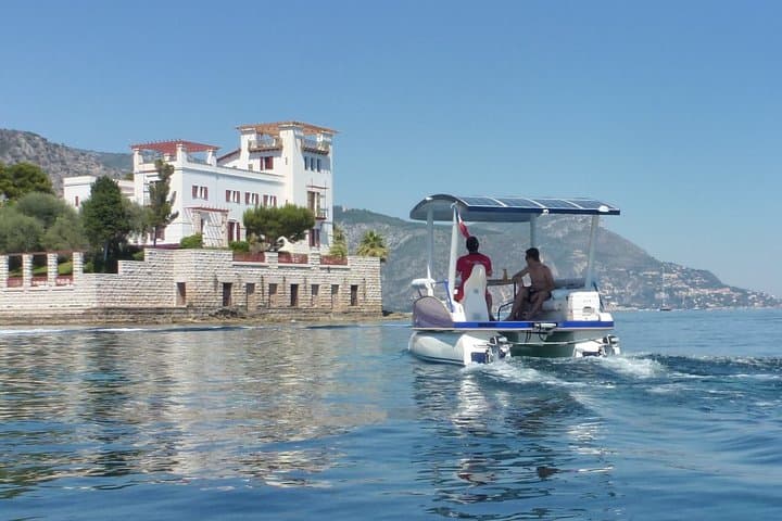 Outstanding Solar Boat Experience near Nice for Small Group Tour