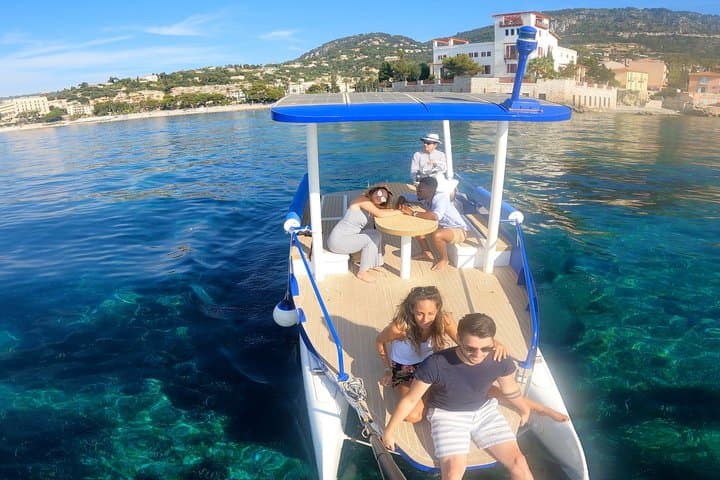 Outstanding Solar Boat Experience near Nice for Small Group Tour
