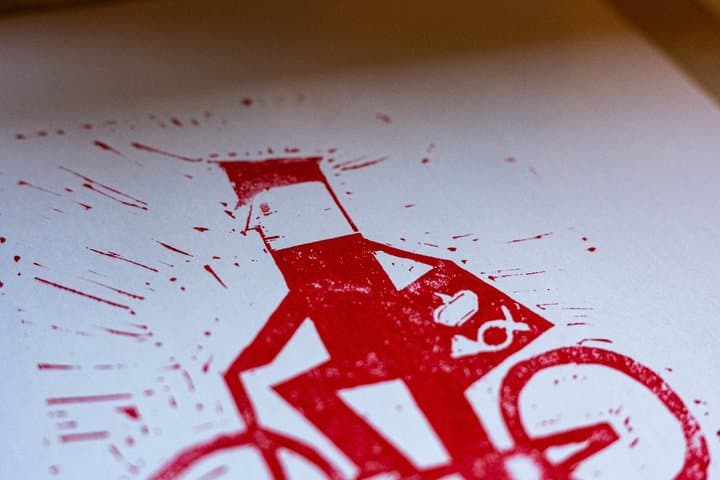 Hands On Block Print Workshop at a Nice Craft Brewery