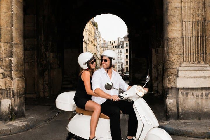 Paris Vespa Movie Tour with Filmmaker and Video