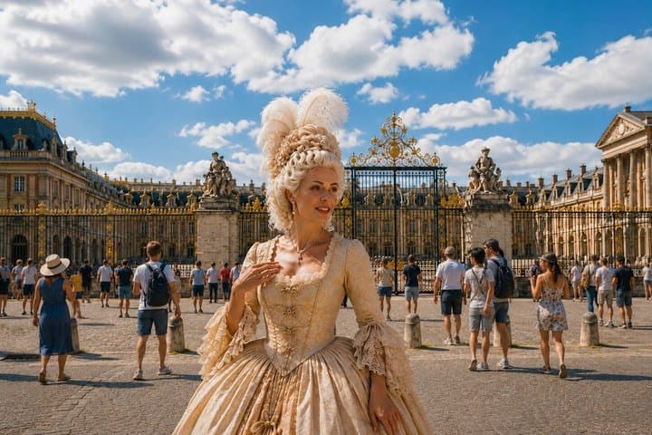 Versailles Marie Antoinette Walking Experience with actress