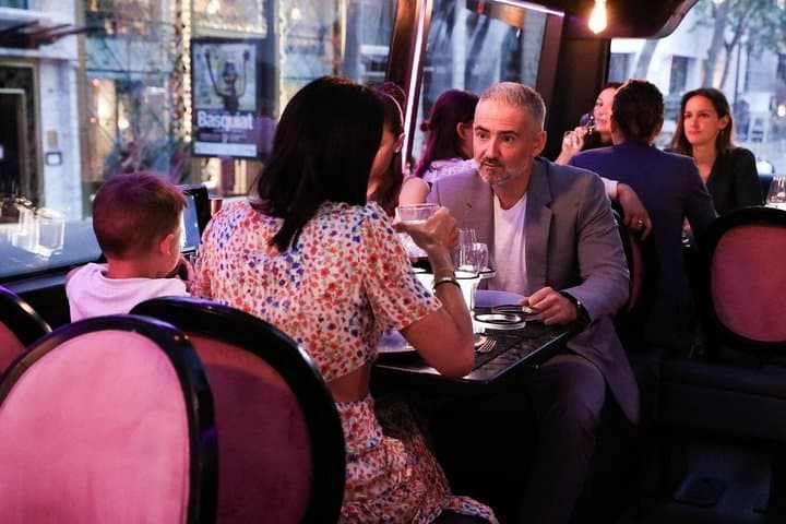 Champs Elysees Night Panoramic Bus Dining Experience in Paris
