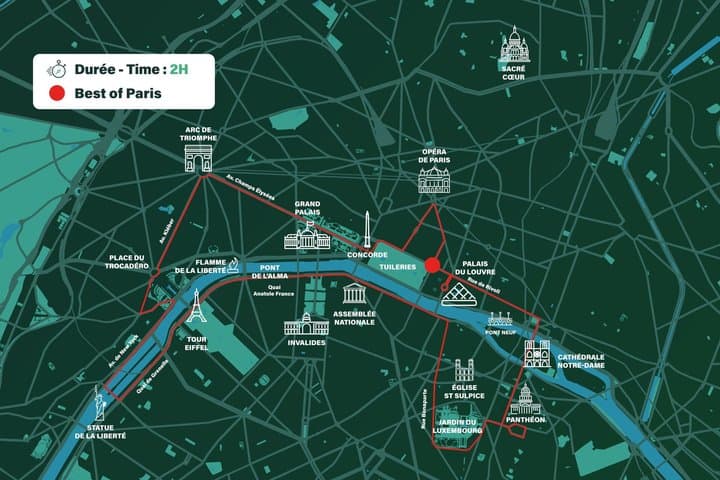 Paris Best of the City Private Sightseeing Tour by Pedicab