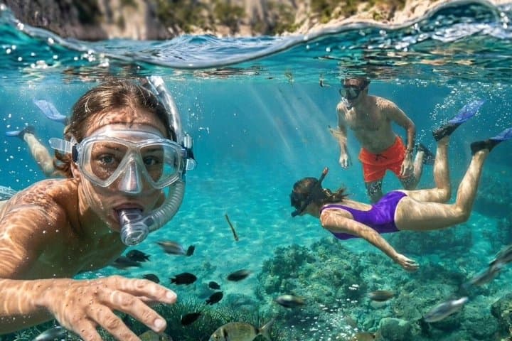 Half-day catamaran tour with paddleboarding