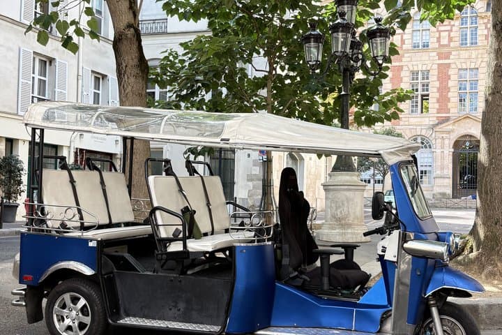 Paris: Electric Tuktuk tour with photo and audio stops