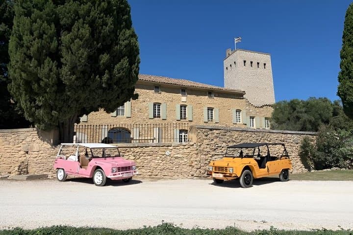 Wine Route of Châteauneuf du Pape in Méhari or 2CV