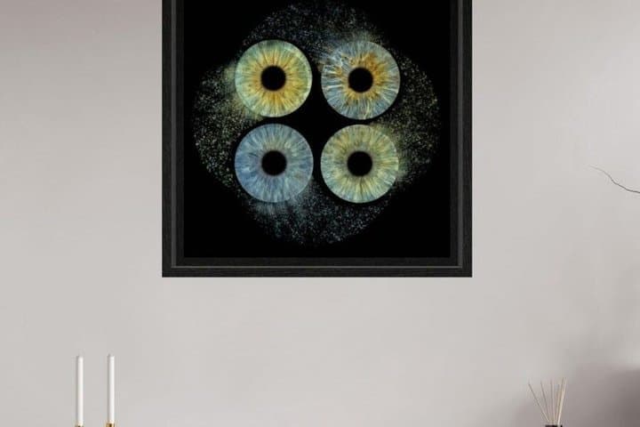 Paris photo of your iris and framed print in the Marais
