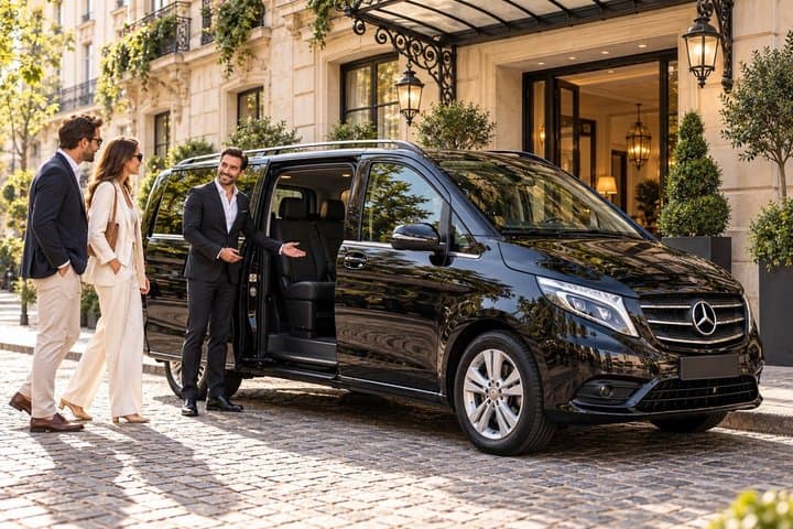 Paris Private Minivan with Chauffeur – 3 - Hour Hire