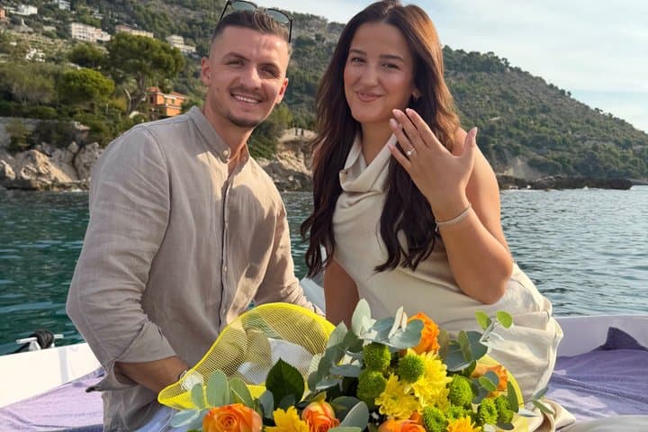 Monaco Wedding Proposal On A Private Boat