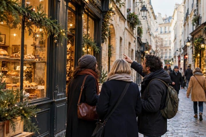 Le Marais Christmas Magic Private Tour Coffee and Cake in Paris