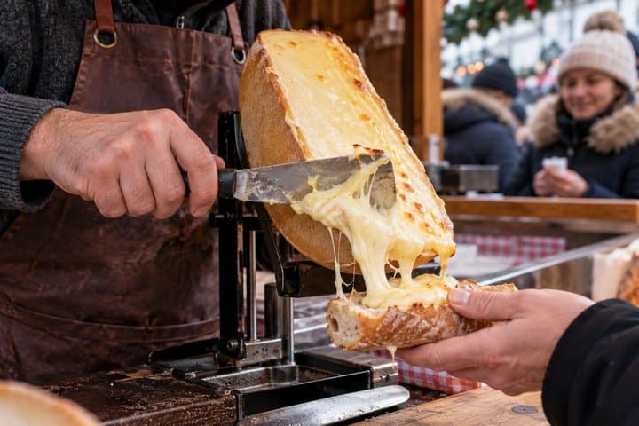 Paris Christmas Food Tour Galeries Lafayette and Tuileries Market