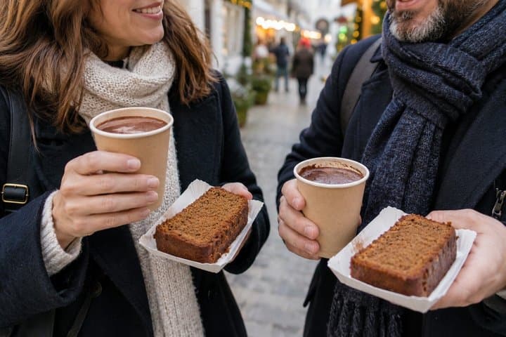 Paris Christmas Food Tour Galeries Lafayette and Tuileries Market